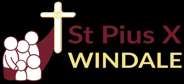 School emblem of St Pius X Primary School