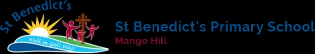 School emblem of St Benedict's Primary School