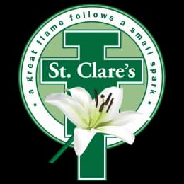 School emblem of St Clare's Catholic Primary School