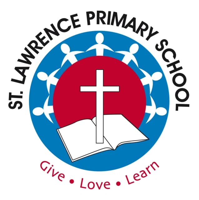 School emblem of St Lawrence Catholic Primary School