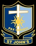 School emblem of St John the Evangelist Catholic High School