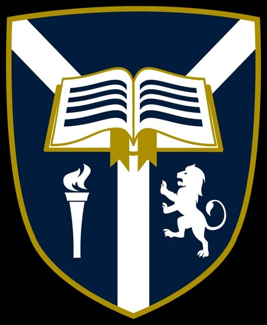 School emblem of Lindisfarne Anglican Grammar School