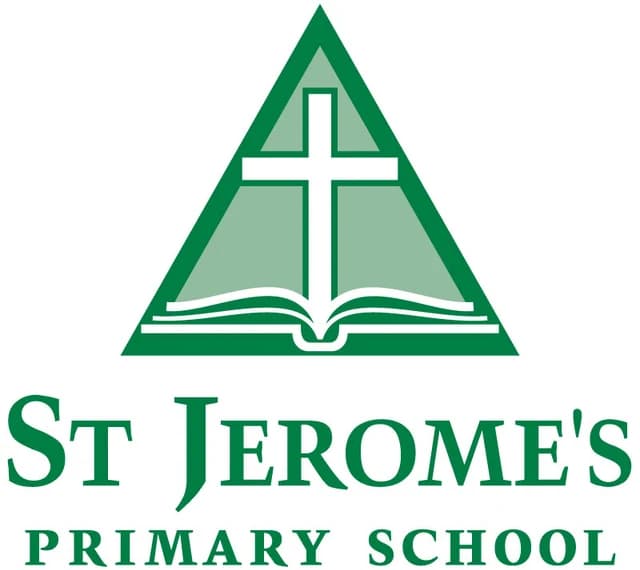 School emblem of St Jerome's Primary School
