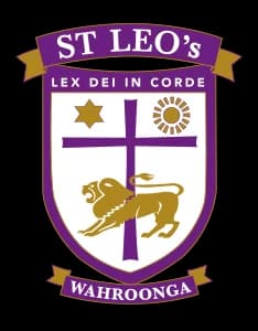 School emblem of St Leo's Catholic College
