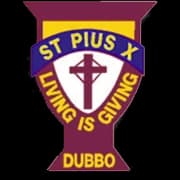 School emblem of St Pius X Catholic Primary School Dubbo