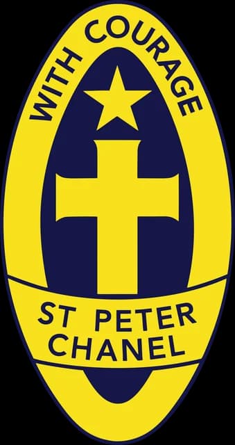 School emblem of St Peter Chanel Catholic School