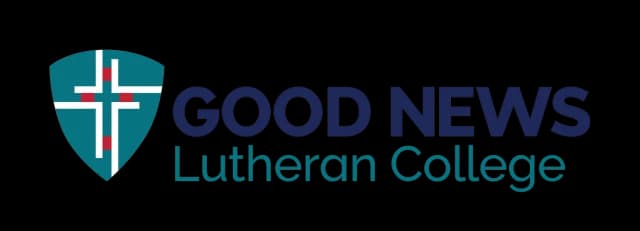 School emblem of Good News Lutheran College