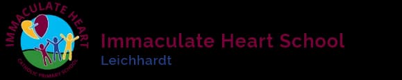 School emblem of Immaculate Heart School
