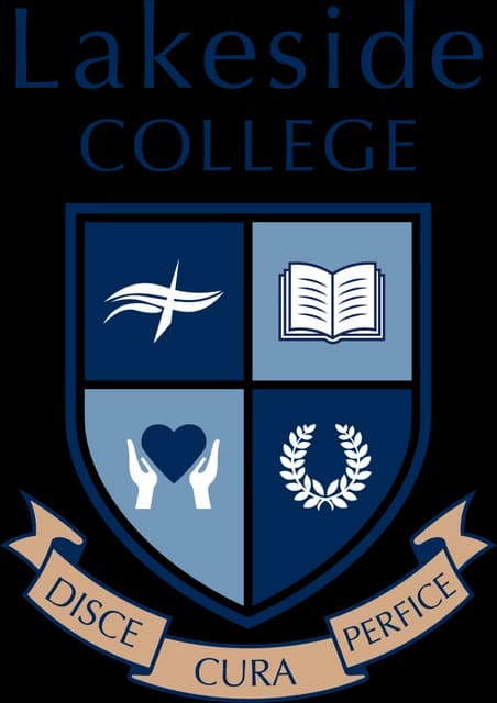 School emblem of Lakeside College