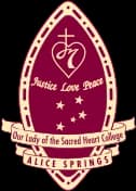 School emblem of Our Lady of the Sacred Heart Catholic College