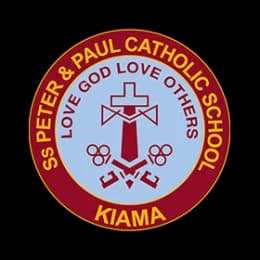 School emblem of Ss Peter and Paul Catholic Primary School