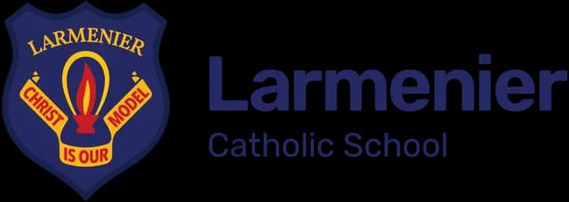 School emblem of Larmenier Catholic School