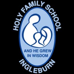 School emblem of Holy Family Catholic Primary School