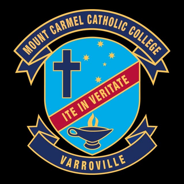 School emblem of Mount Carmel Catholic College