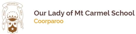 School emblem of Our Lady of Mount Carmel School