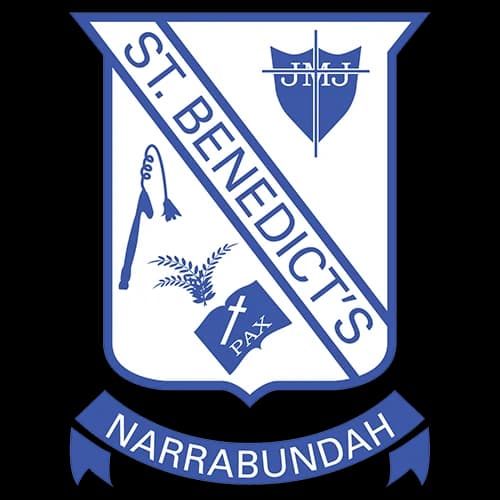 School emblem of St Benedict's Primary School