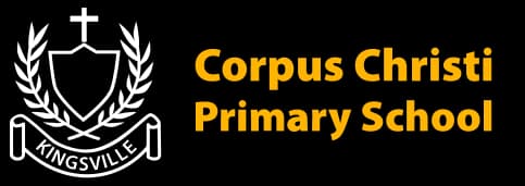 School emblem of Corpus Christi School