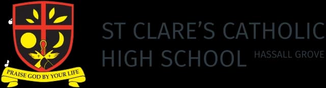 School emblem of St Clare's Catholic High School