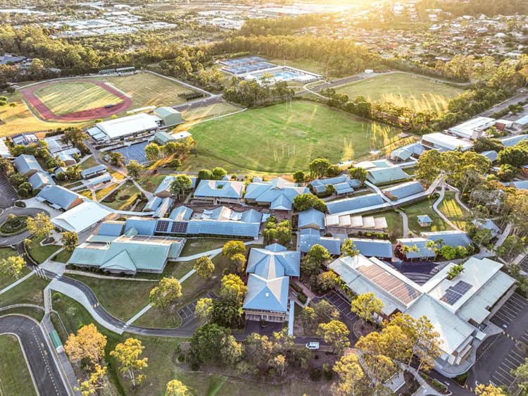 Campus buildings and grounds at Canterbury College in Waterford