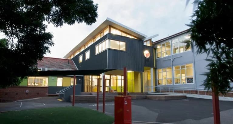 Campus buildings and grounds at St Vincent de Paul's School in Strathmore