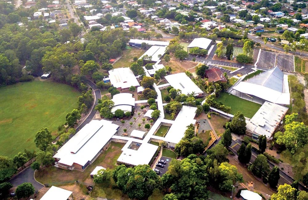 Campus buildings and grounds at Brisbane Christian College in Salisbury