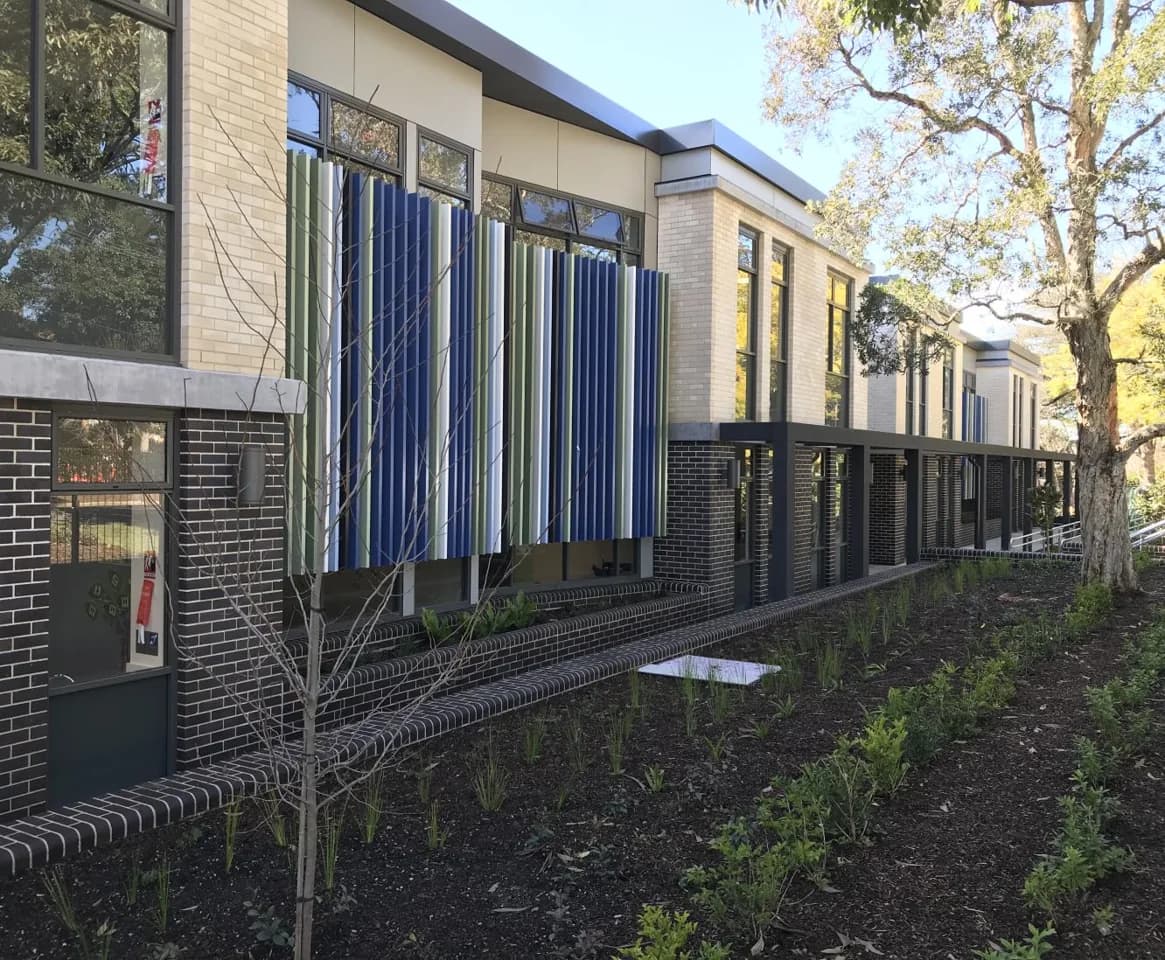 Campus buildings and grounds at St Lucy's School in Wahroonga
