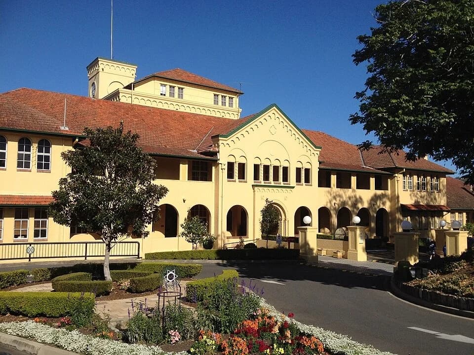 Brisbane Boys’ College main building in Toowong