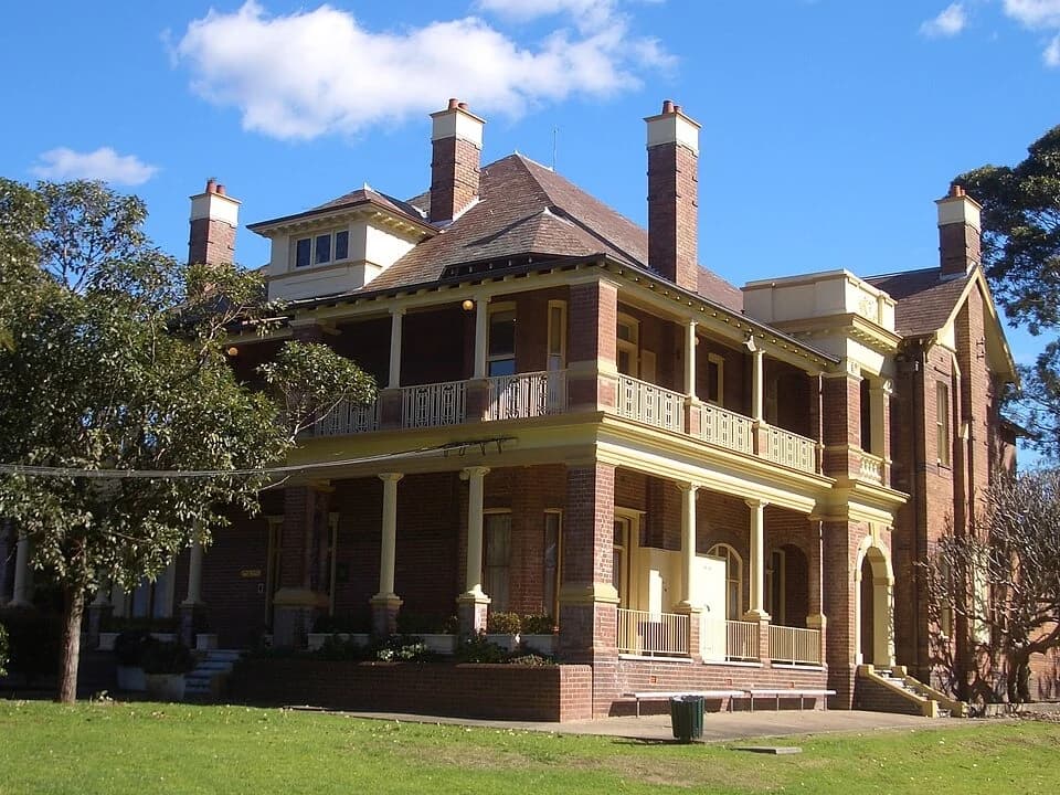 Lauriston building at the Del Monte junior campus of Santa Sabina College, Strathfield
