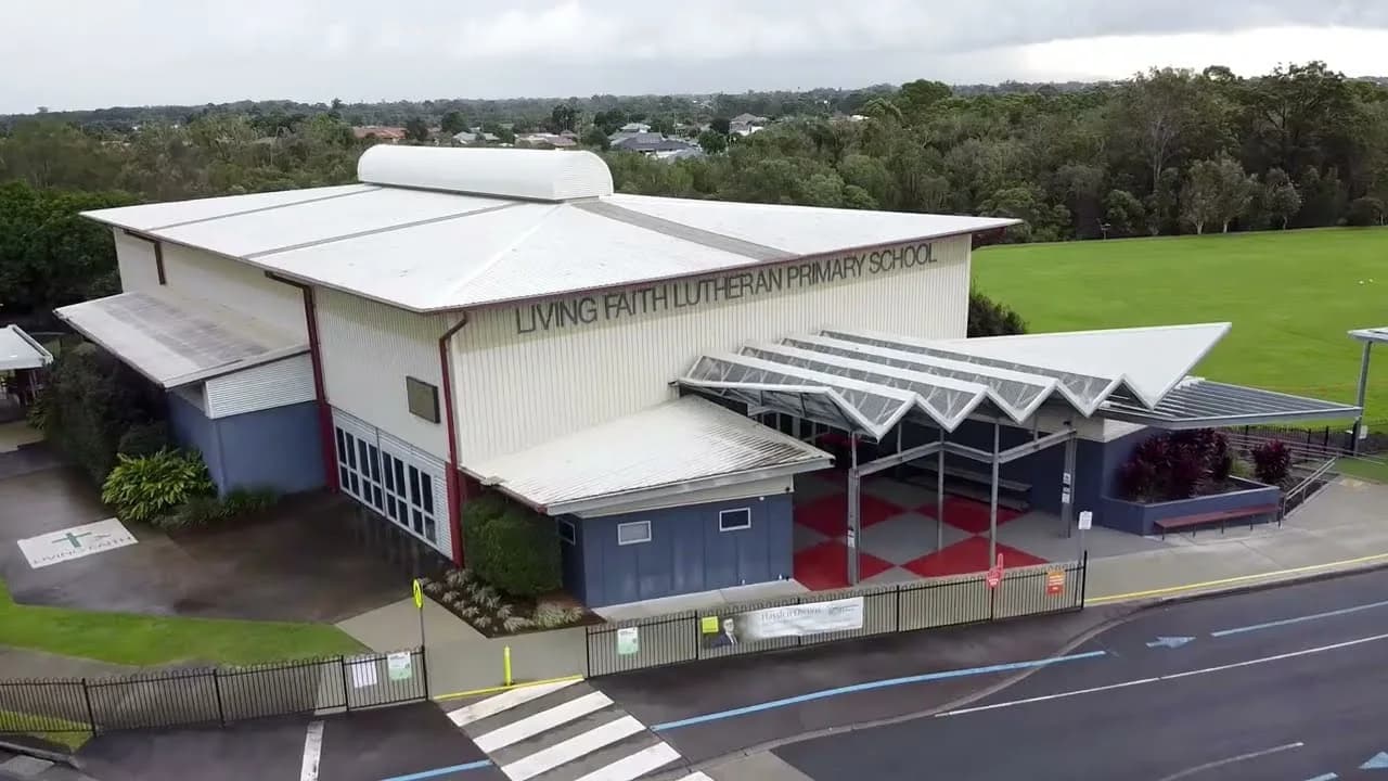 Campus buildings and grounds at Living Faith Lutheran Primary School in Murrumba Downs