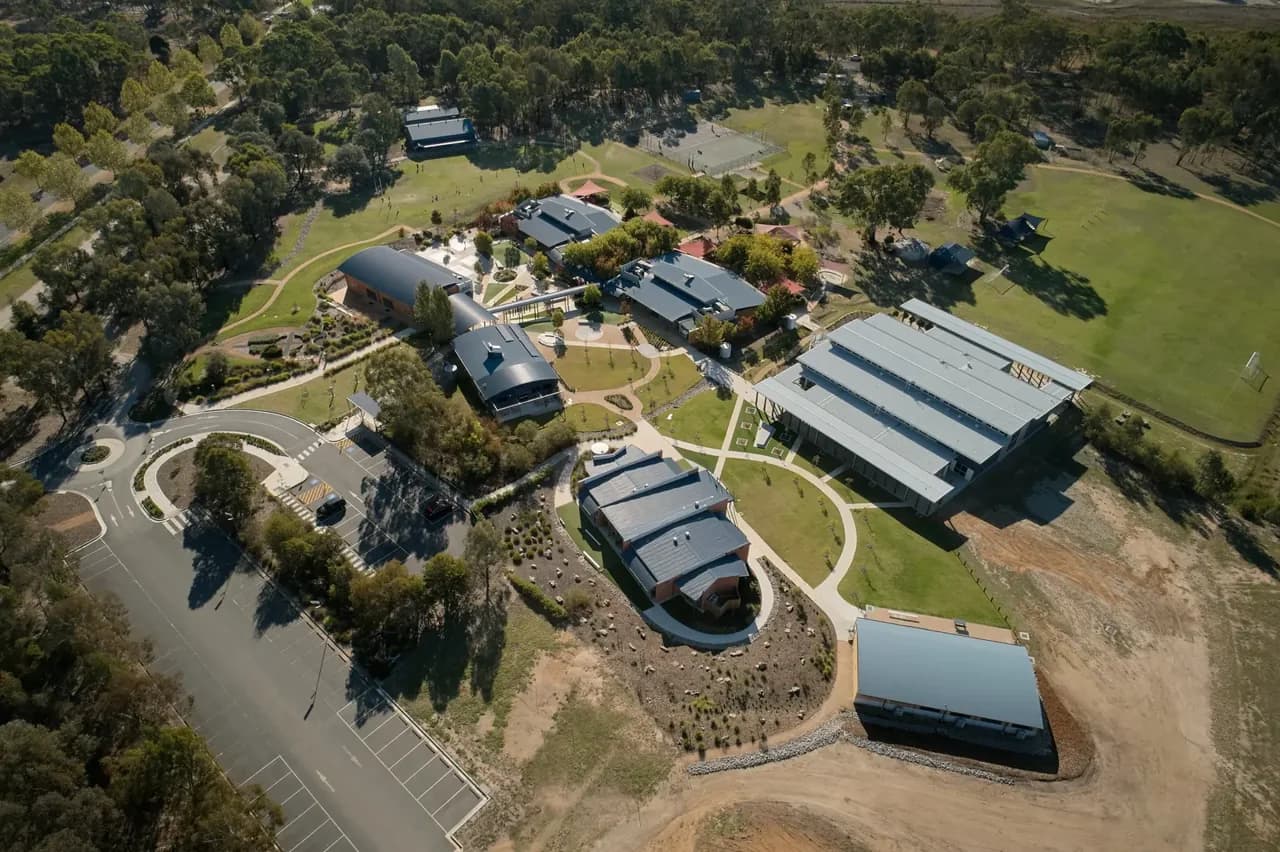 Campus buildings and grounds at St Francis of Assisi Primary School in Baranduda