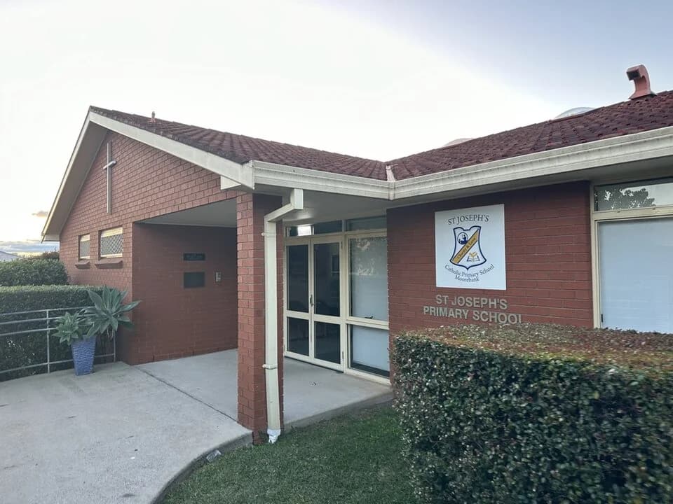 St Joseph’s Catholic Primary School entrance in Moorebank