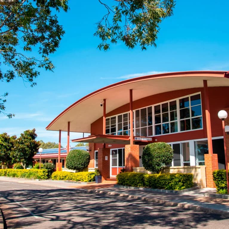 Campus buildings and grounds at Macquarie College in Wallsend