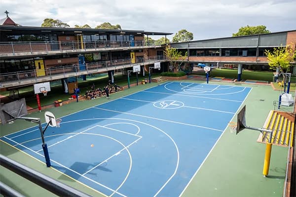 Campus buildings and grounds at Sacred Heart Catholic Primary School in Mosman