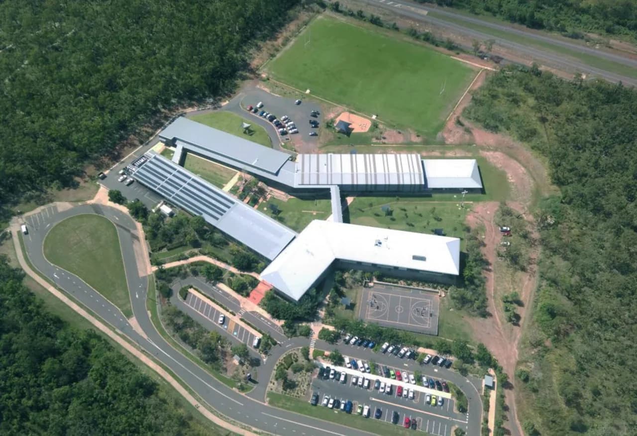 Campus buildings and grounds at MacKillop Catholic College in Johnston