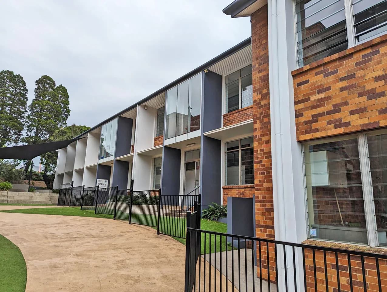 Campus buildings and grounds at Mary Immaculate Primary School in Annerley