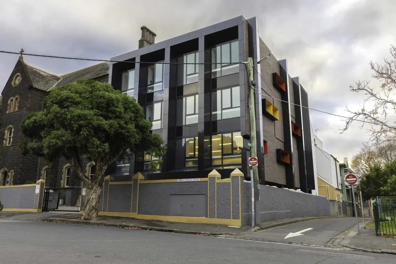 Campus buildings and grounds at Academy of Mary Immaculate in Fitzroy