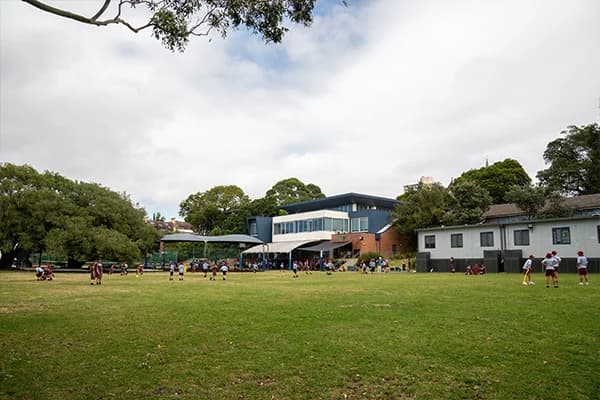 Campus buildings and grounds at Our Lady of the Sacred Heart Catholic Primary School in Randwick