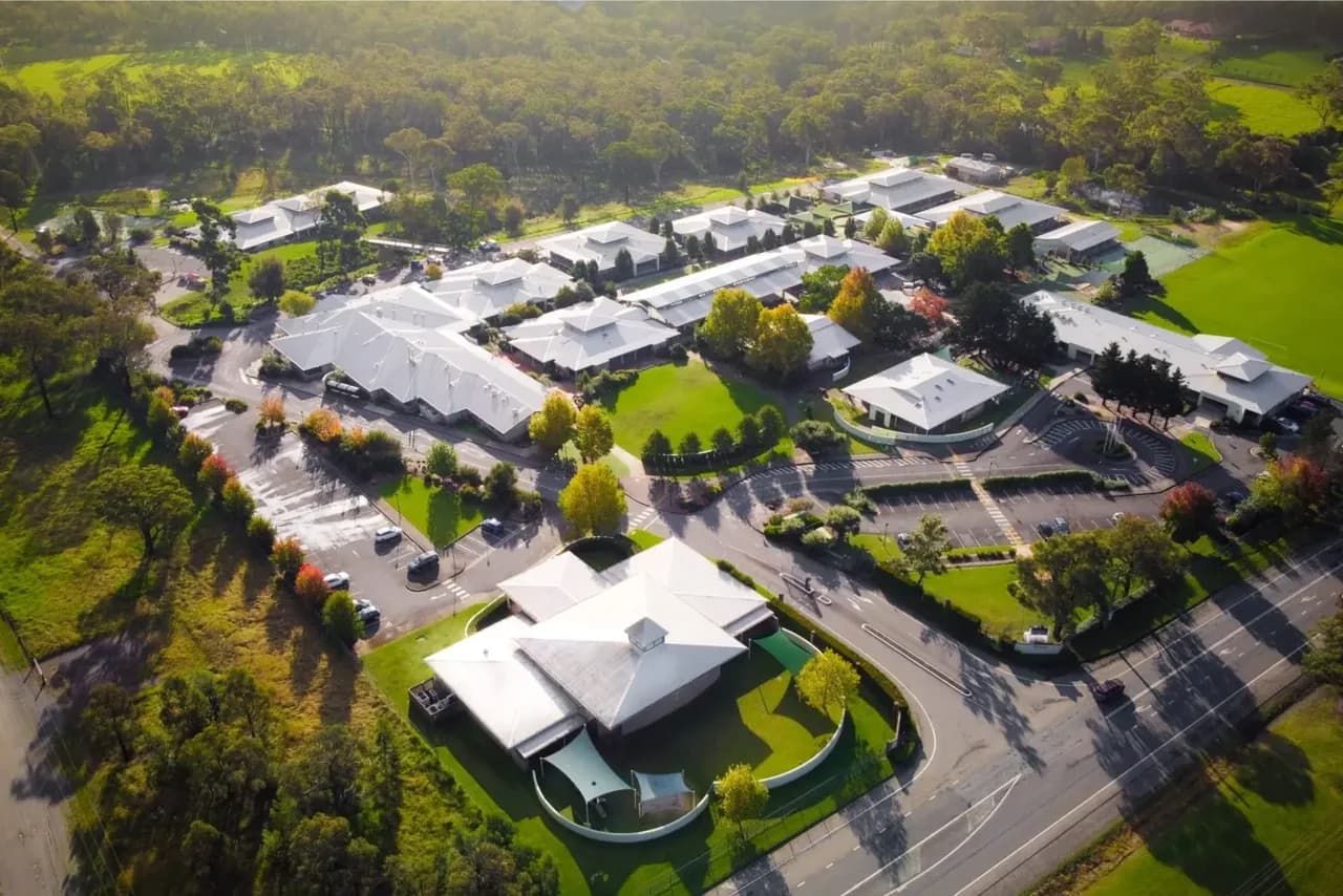 Campus buildings and grounds at Wollondilly Anglican College in Tahmoor