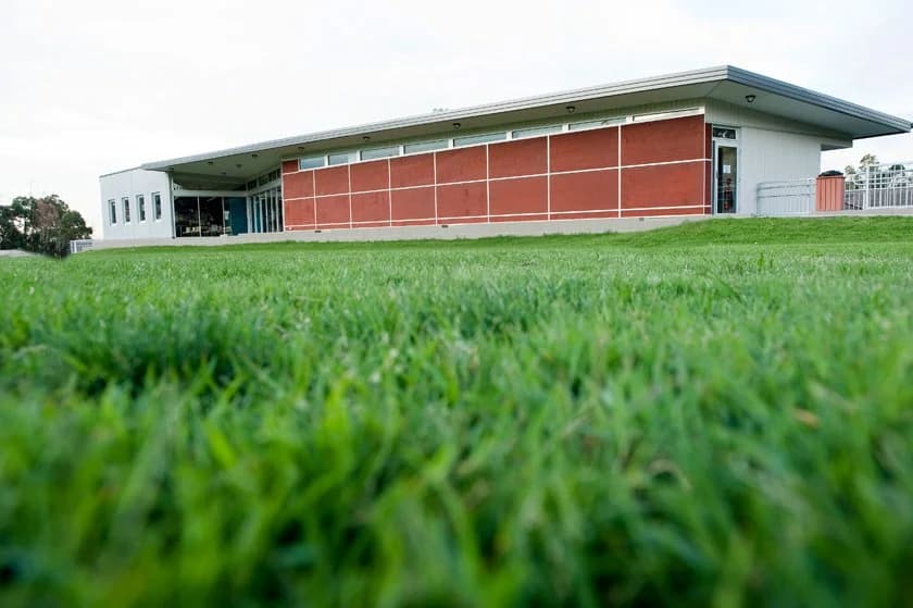 Campus buildings and grounds at Hunter Valley Grammar School in Ashtonfield