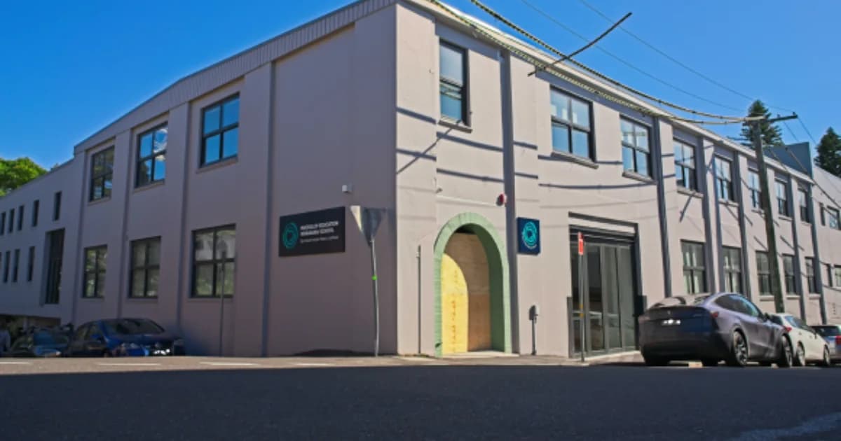 Campus buildings and grounds at Mackillop Education Waranara School in Annandale