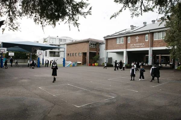 Campus buildings and grounds at St Aloysius Catholic Primary School in Cronulla