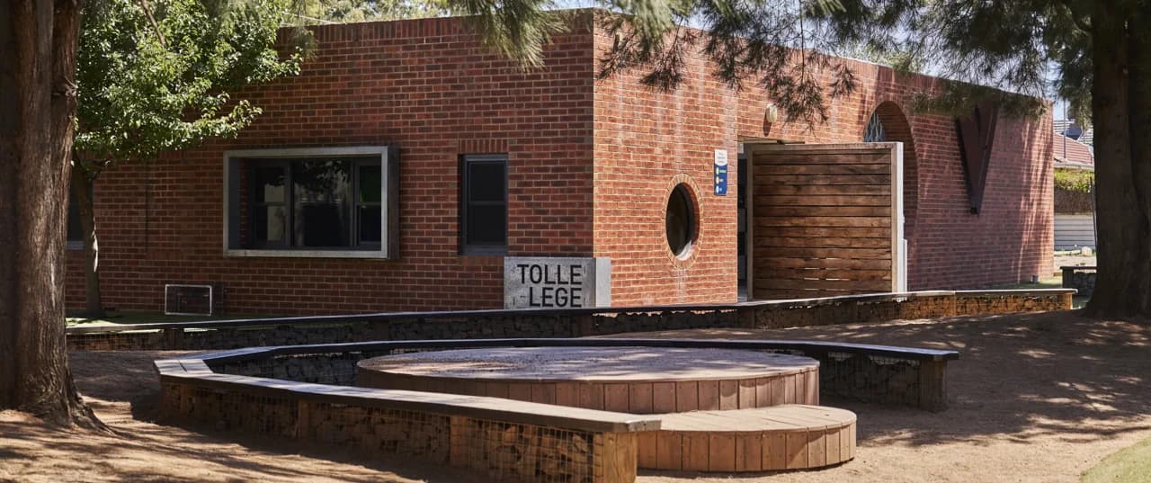 Campus buildings and grounds at St Augustine's College in Kyabram