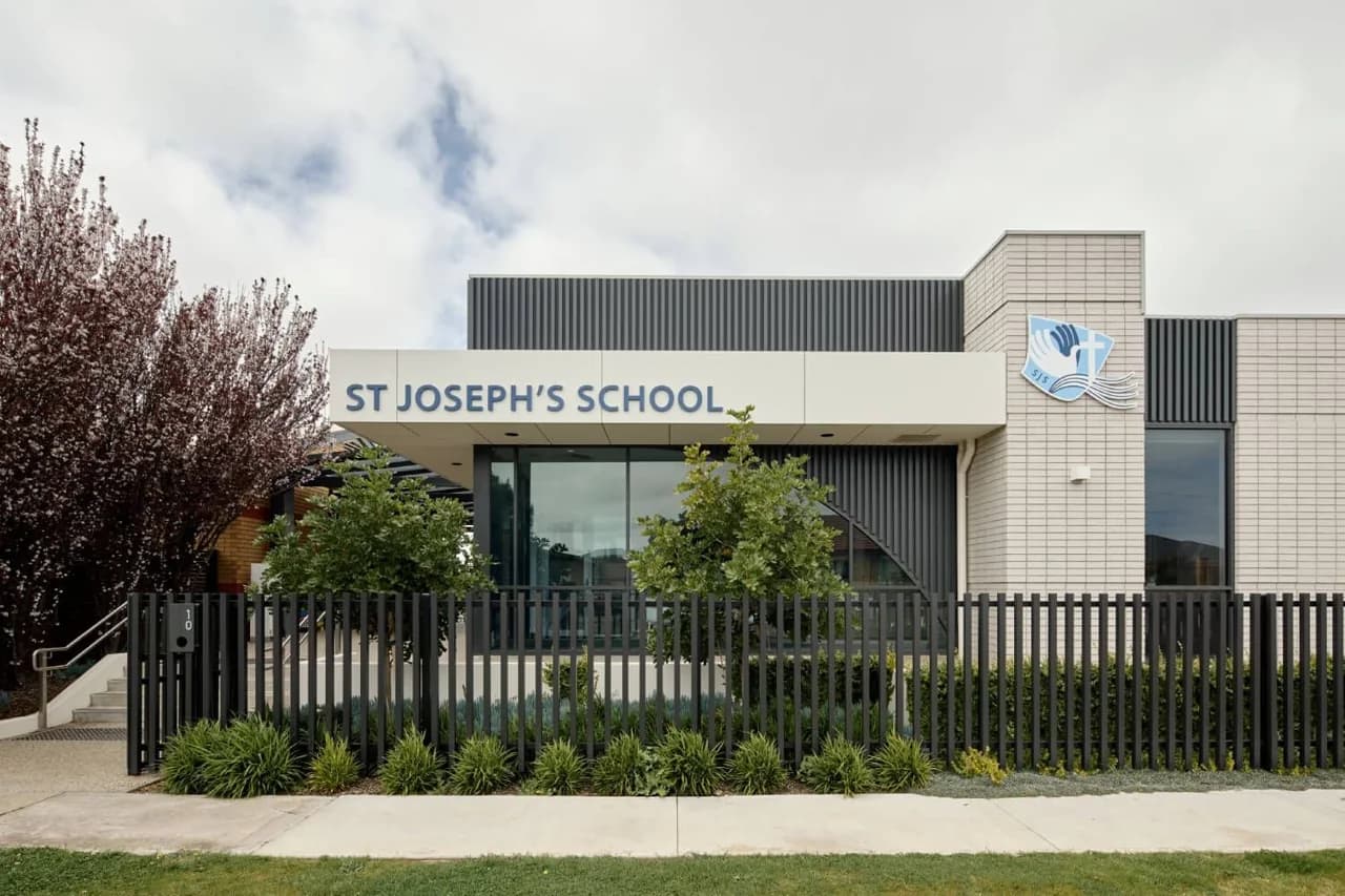 Campus buildings and grounds at St Joseph's School in Ottoway