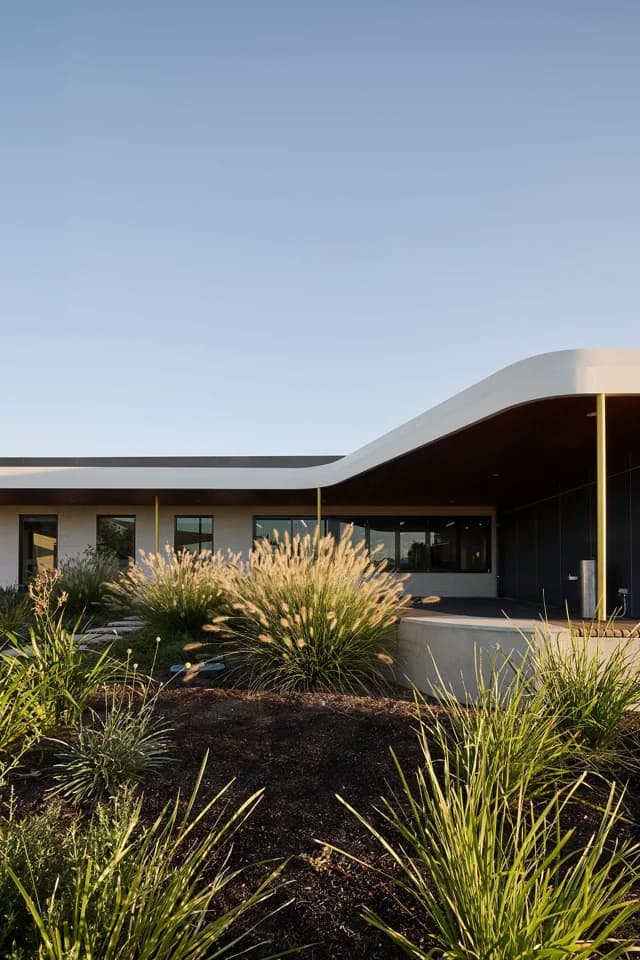 Campus buildings and grounds at Our Lady of the Visitation School in Taperoo