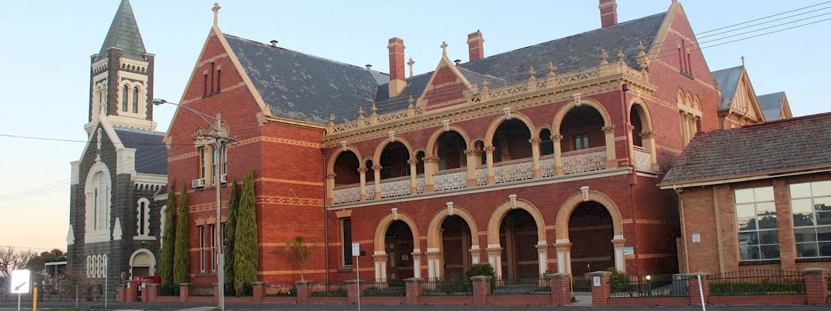 Campus buildings and grounds at Marian College in Ararat