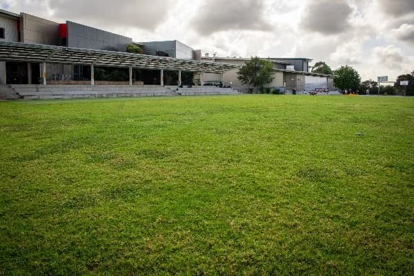 Campus buildings and grounds at Freeman Catholic College in Bonnyrigg Heights