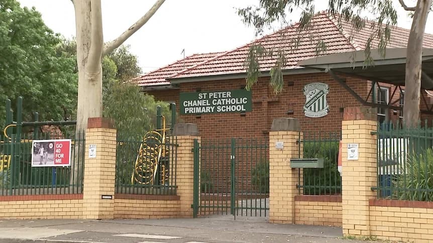 Campus buildings and grounds at St Peter Chanel Catholic Primary School in Regents Park