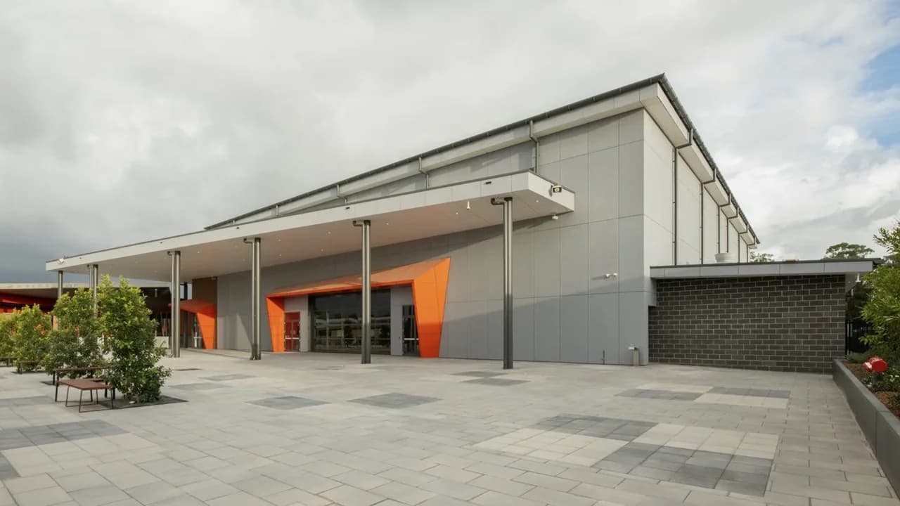Campus buildings and grounds at St Narsai Assyrian Christian College in Horsley Park