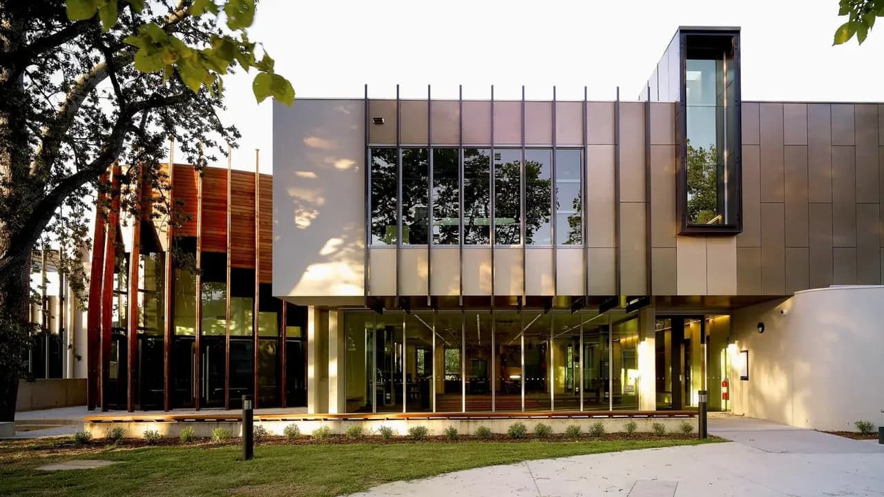 Campus buildings and grounds at Camberwell Girls Grammar School in Canterbury