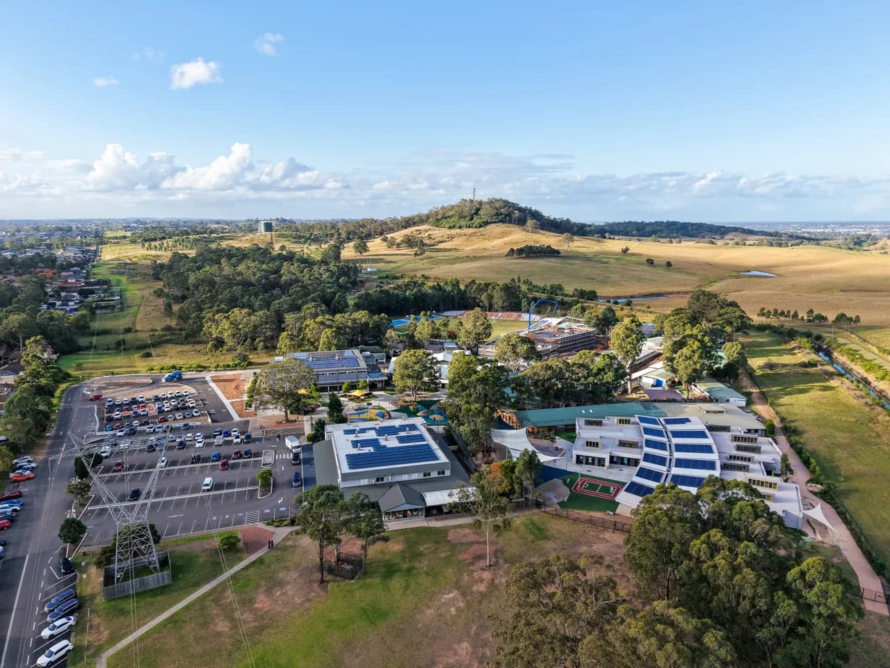 Campus buildings and grounds at Mount Annan Christian College in Mount Annan